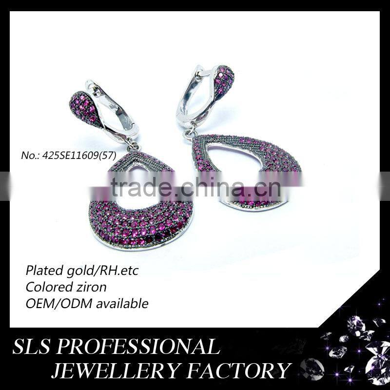Saudi Arabian jewelry set with Ruby CZ jewelry gemstone jewelry supplies for making jewelry