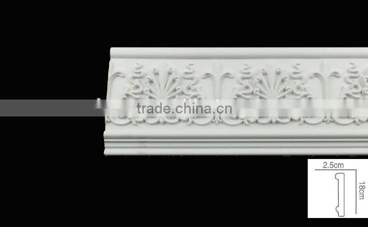 Beautiful pu cornice, exterior cornice, ceiling decorative cornice