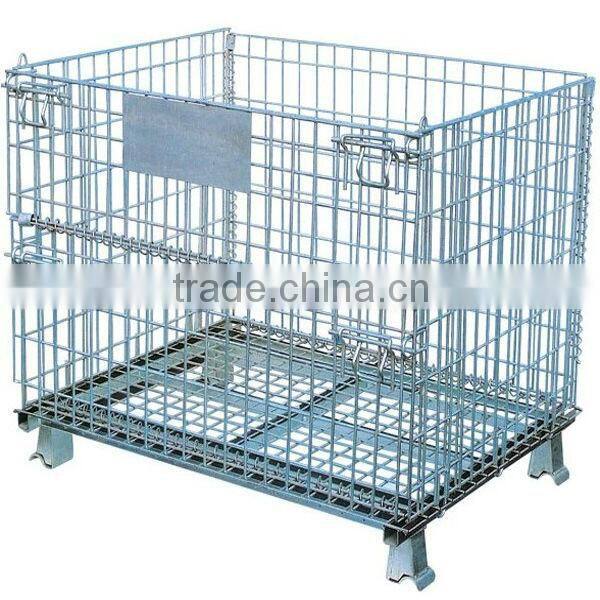 Galvanized stacking shipping cages(factory)