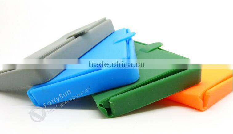 2015 Custom Silicone Business Name card Case/ box for Credit Card, ID Card, Money Holder Case
