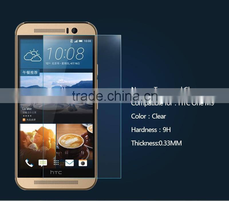 Competitive tempered glass screen protector for HTC M9
