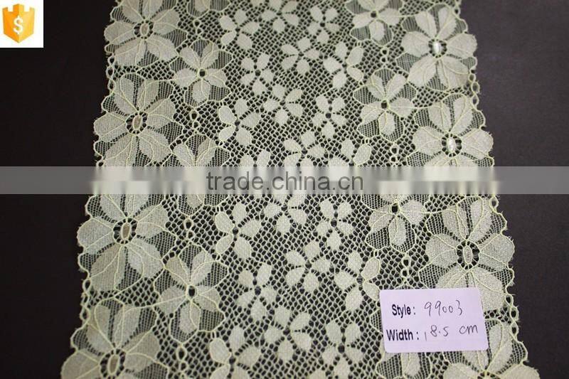 high quality colourful flower trim lace for dress and underwear