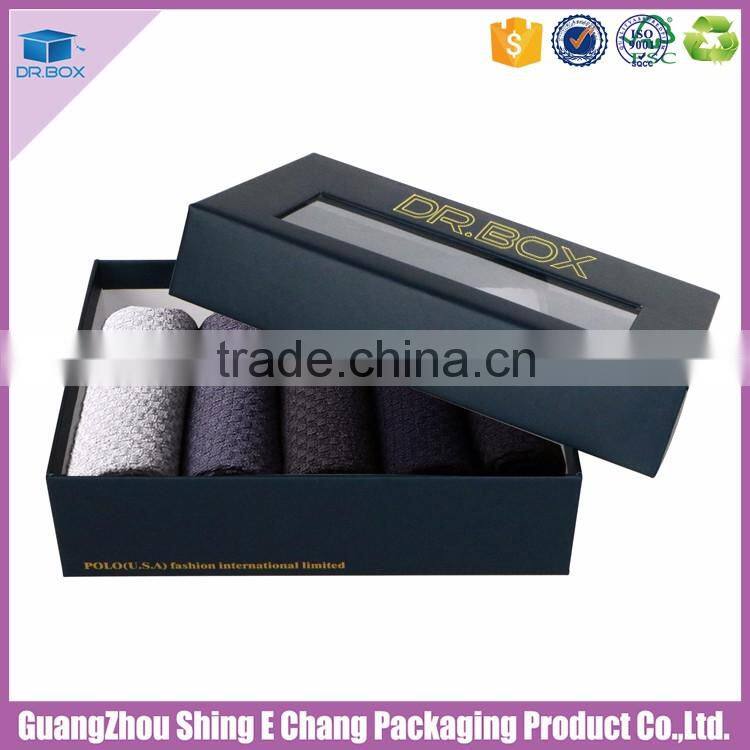 2016 wholesales Digital printing cardboard paper unique boxer shorts packaging