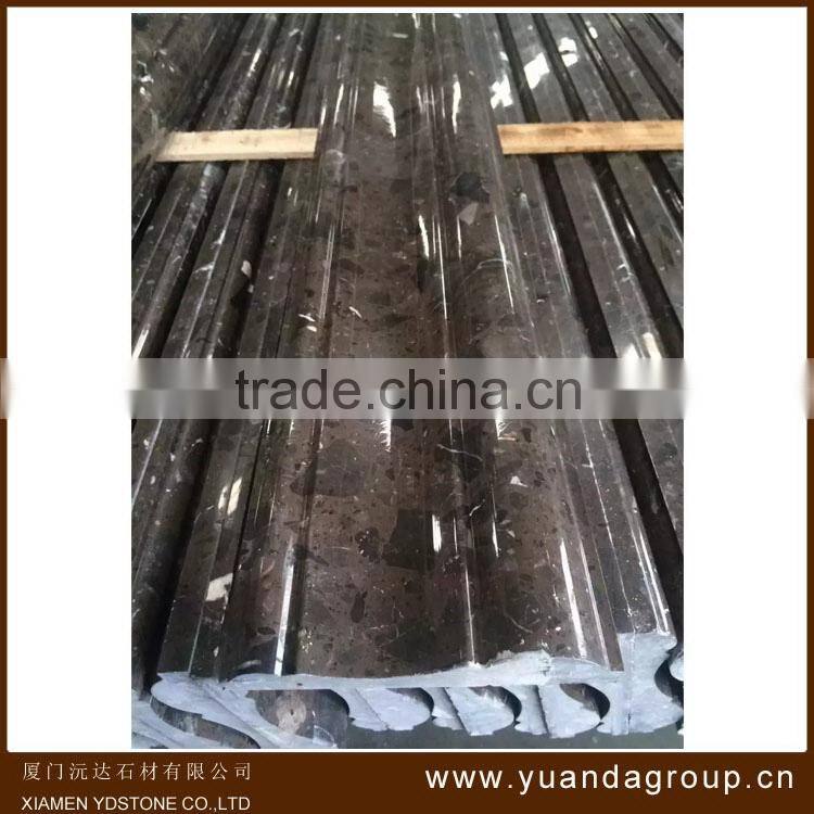 Top level hot selling decor white marble balusters handrail