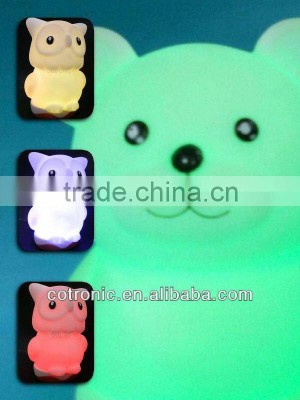 Cat shape small Baby portable LED night light