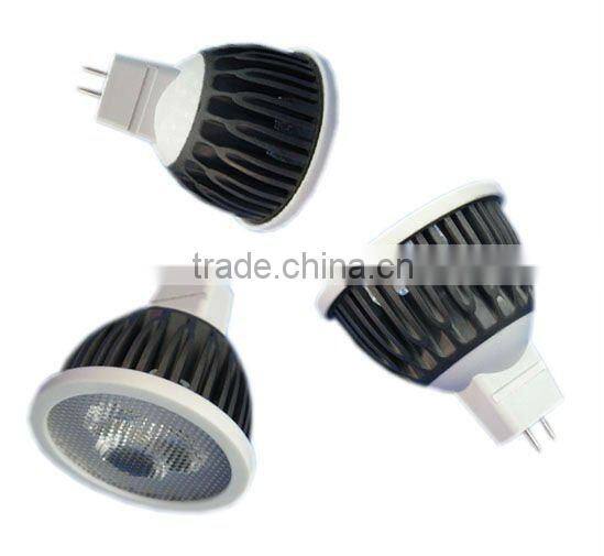 3W Modern LED Spotlight E26 E27 GU10 MR16 90-100lm/W