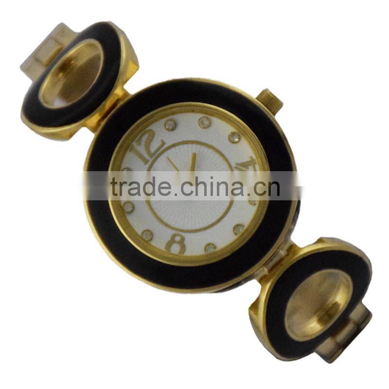 Unique Bracelet Bangle Watch Quartz Stainless Steel Women Watch