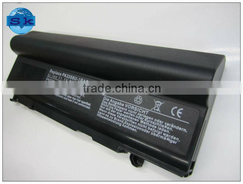 11.1V 9600mAh Genuine Lithium Battery for Toshiba Dynabook TX, PABAS054, PABAS066, PA3588U-1BRS