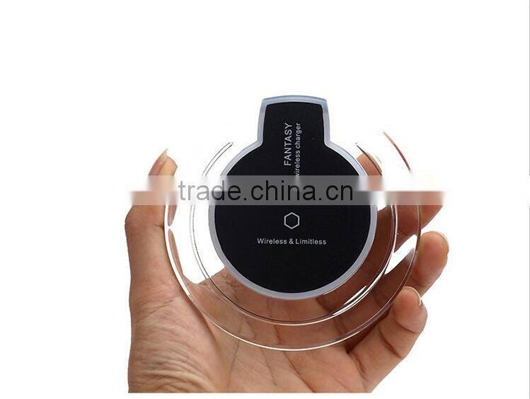 2016 New Product Qi Wireless Charger wireless charging pad for Samsung Galaxy S6 / S6 Edge