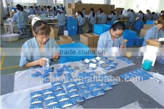 Rectangle aluminum girls' compact mirror promotional