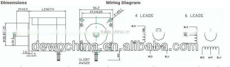 High torque laser Nema 23 linear stepper motor