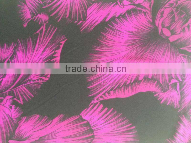 2013 New Design poly DTY spandex knit fabrics printed