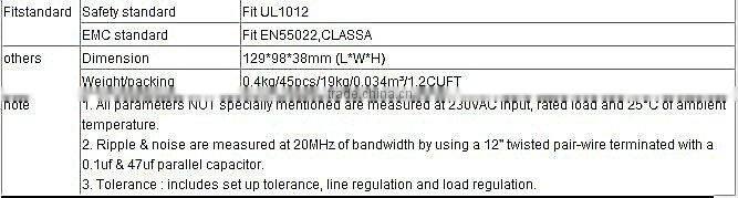 S35 S-35 Single output switch power supply