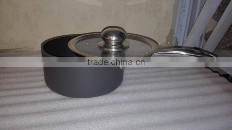 Forged/Hard Anodized Type Aluminum nonstick Casserole Stock Pot saucepan milk pot kitchenwares