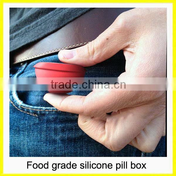 2014 decorative pill boxes, wholesale pill box, silicone pill box, small pill box