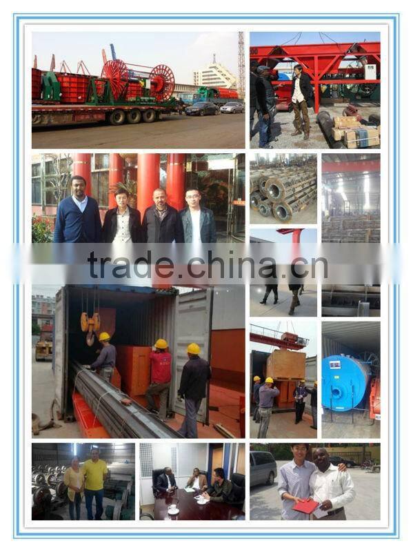 Concrete pile production line for pile foundation