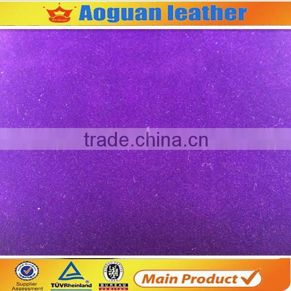 wholesale finished ladies shoes raw material suede fabric nonwoven backing