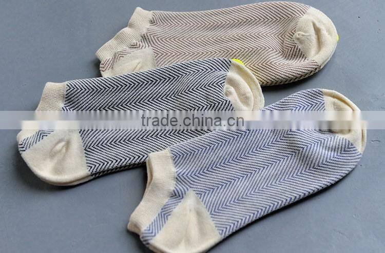 Custom made socks ankle socks boat socks 100% cotton fashion color socks