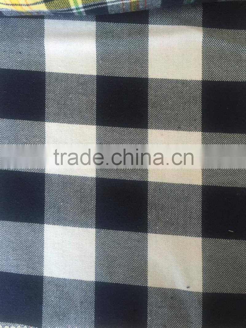 factory price imitation linen check fabric