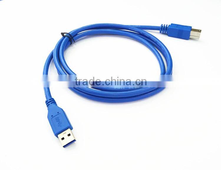 Good price blue color printer usb cable 3.0/male to male AM/BM