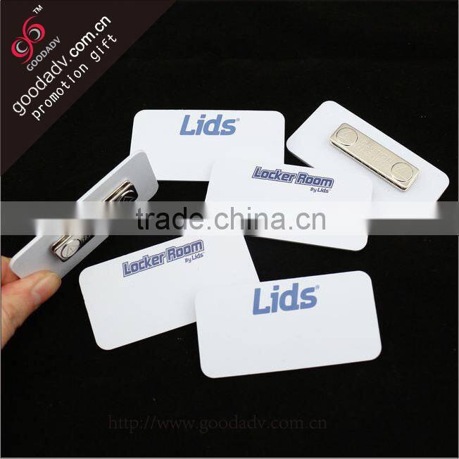 Cheap Customized PVC Name Badge Fashion Injection Rubber PVC Badges