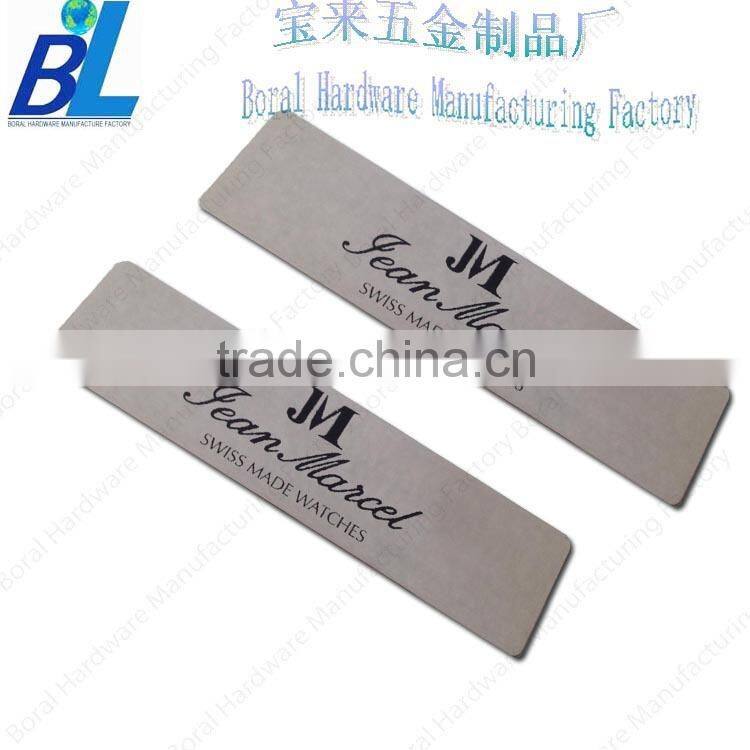 Custom gold fashion decorative metal nameplates