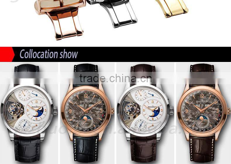 18|19|20|21|22mm high quality genuine leather Men and women's Watch strap with fashioanbel buckle