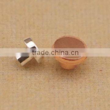 2013 hot sale Manufacture Rivet-type Contacts/ Round head contact rivets
