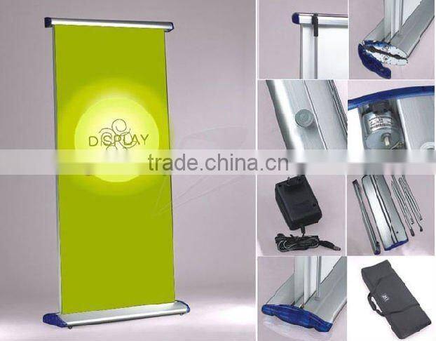 Factory custom ABS/aluminium vinyl xbanner stand