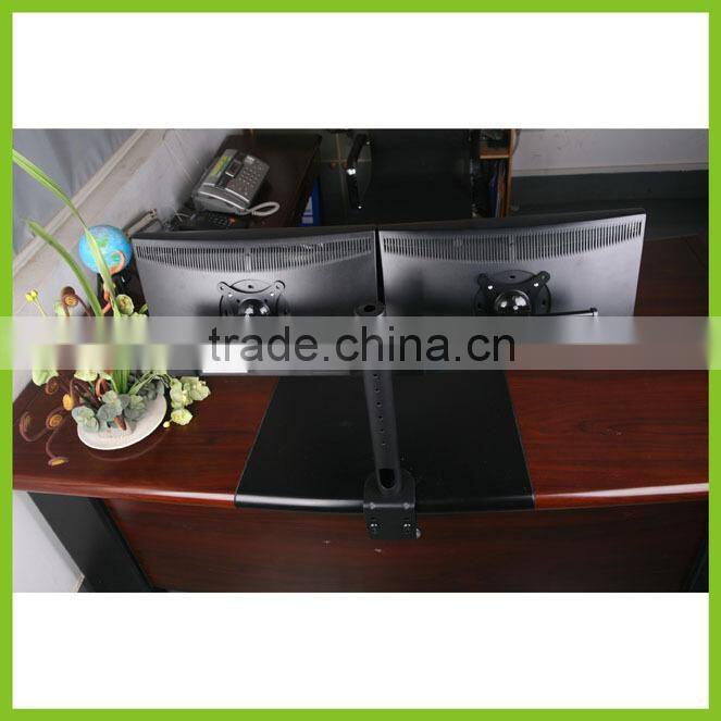CURVE-D Desk Mount LCD VESA Monitor Arm for Dual 27 inch Monitors