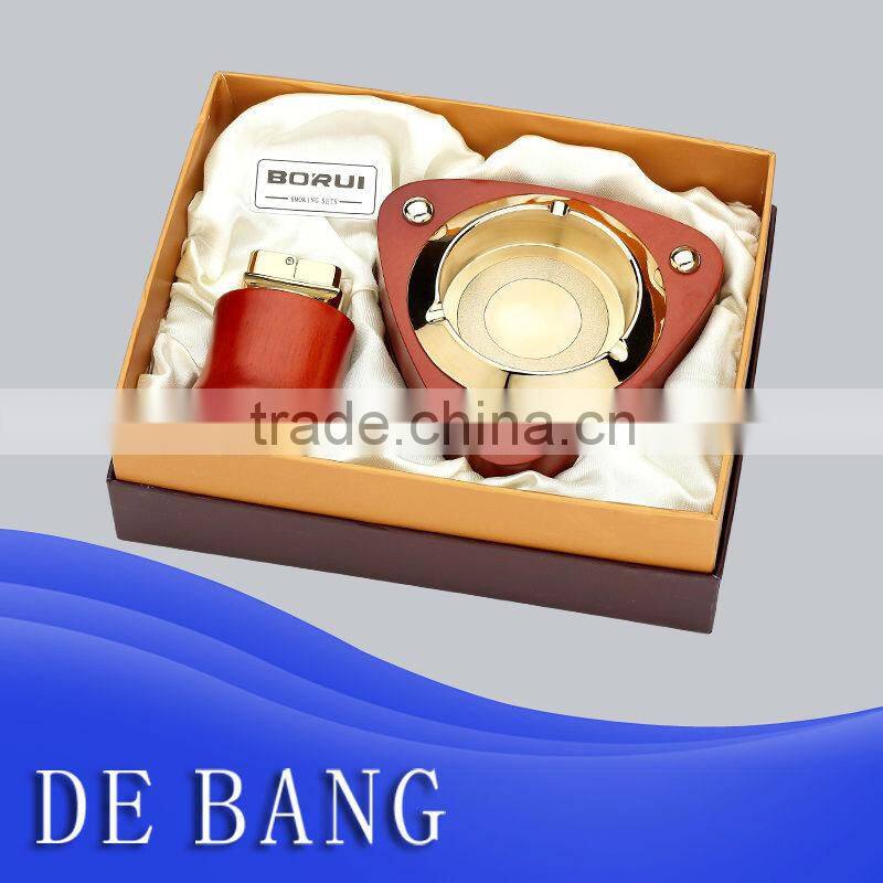 hot selling smoking set,wooden standing ashtray