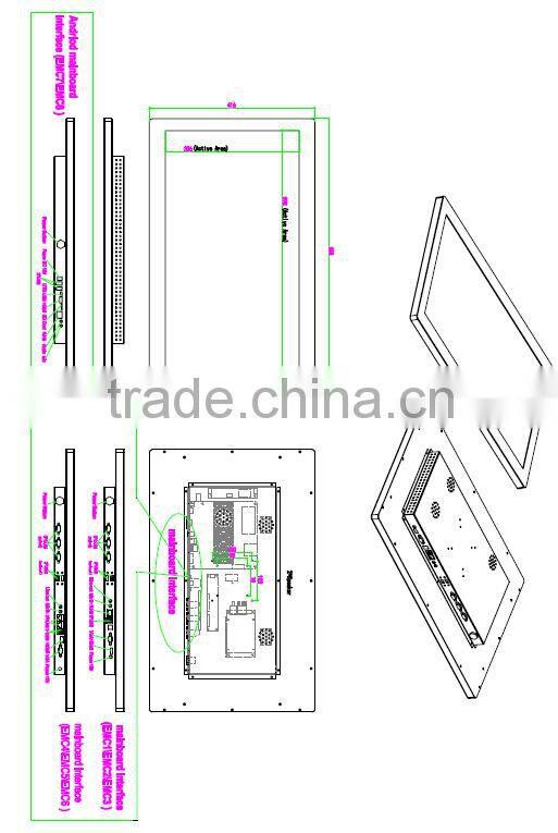 27 Inch Digital Signage Player/digital signage display/LCD Digital Signage