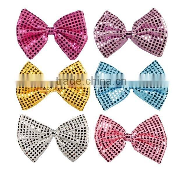 Big funny sequin bow tie for party