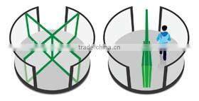 Automatic revolving door, security glass, safety sensor, aluminum frame, CE certificate