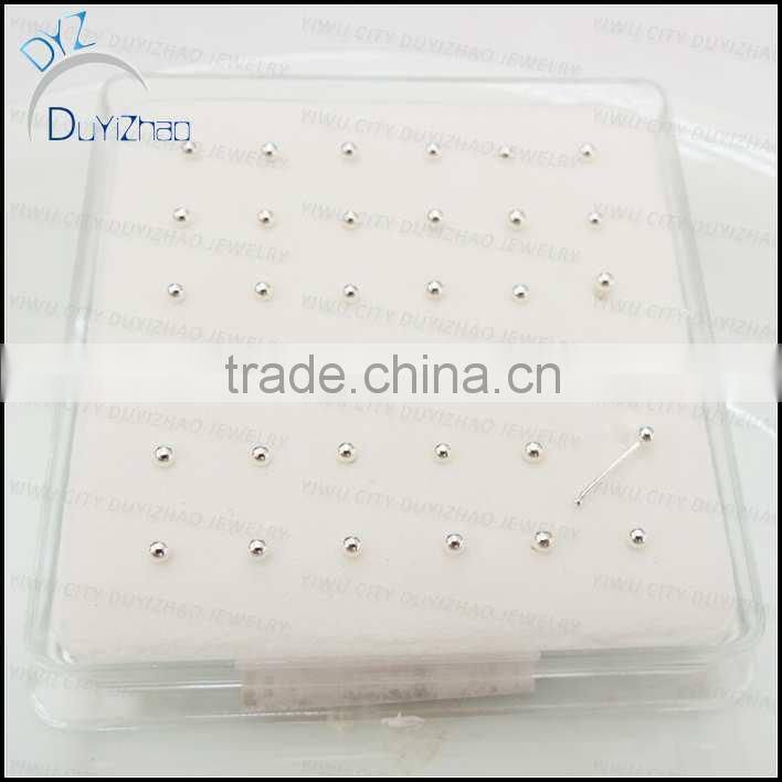 gold sterling silver nose pin jewelry