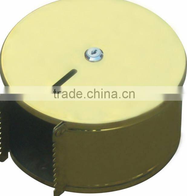 JHC-Round paper dispenser/Stainless steel tissue box/Durable paper dispenser