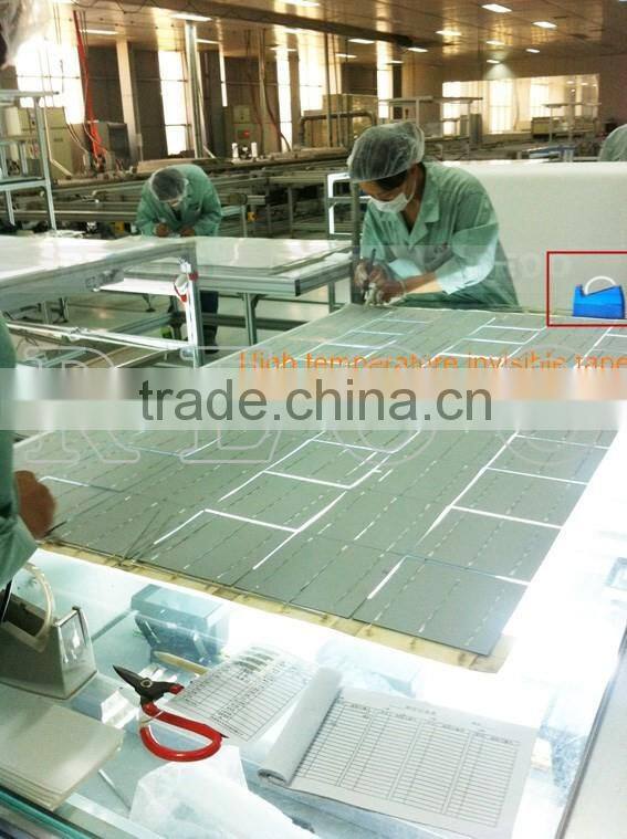 Invisible adhesive tape used in solar panel, high temperature tape