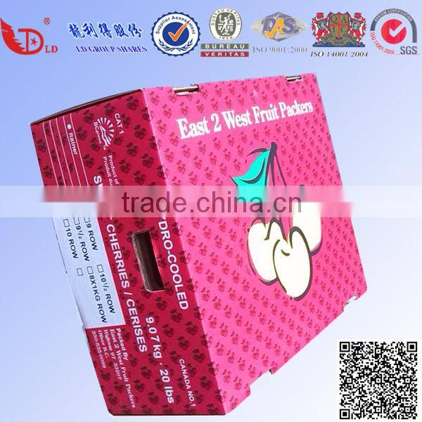 Water-proof custom corrugated seafood box with good quality