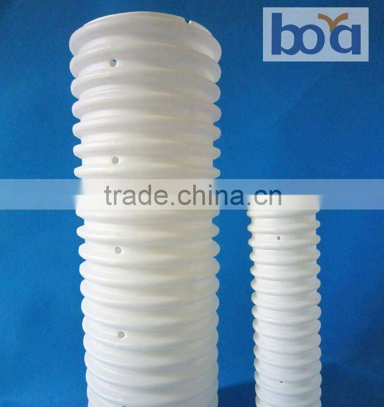 china plastic double wall corrugated hdpe pipe 80mm