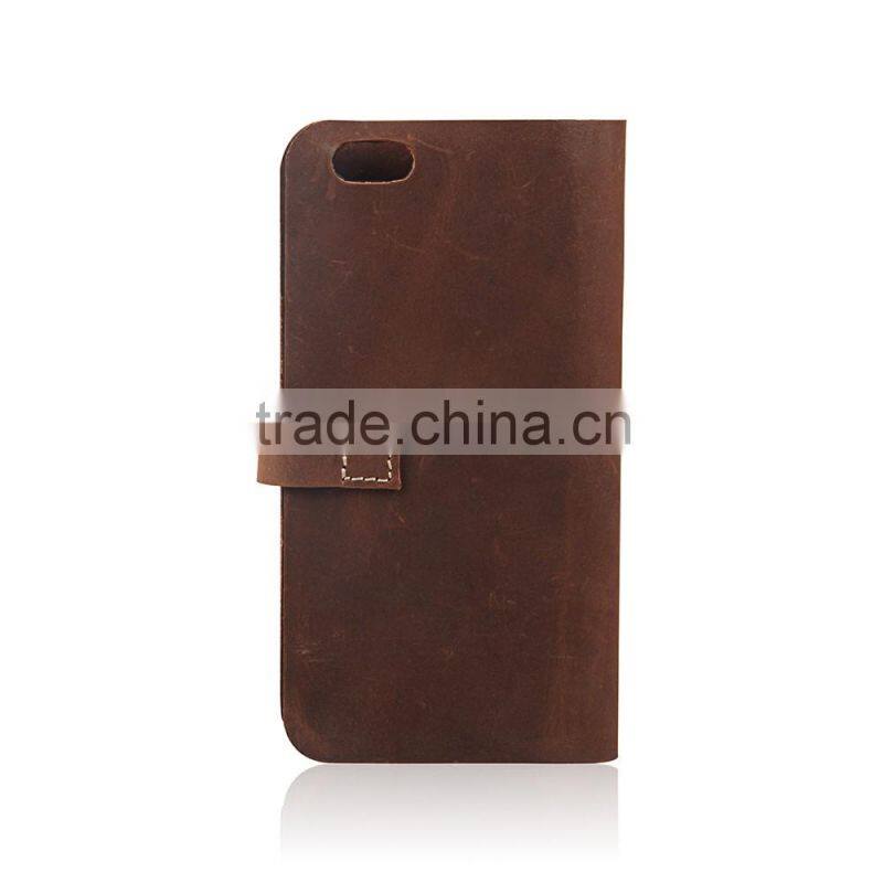 For iPhone 6 Protective Flip Stand Wallet Leather Case Cover Genuine Leather