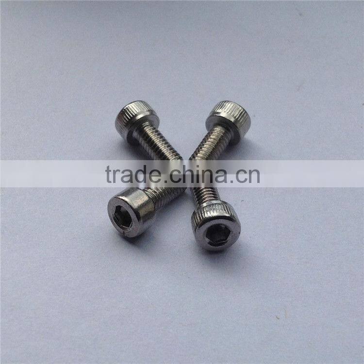 SS knurled screw for machine with cup head M4.0