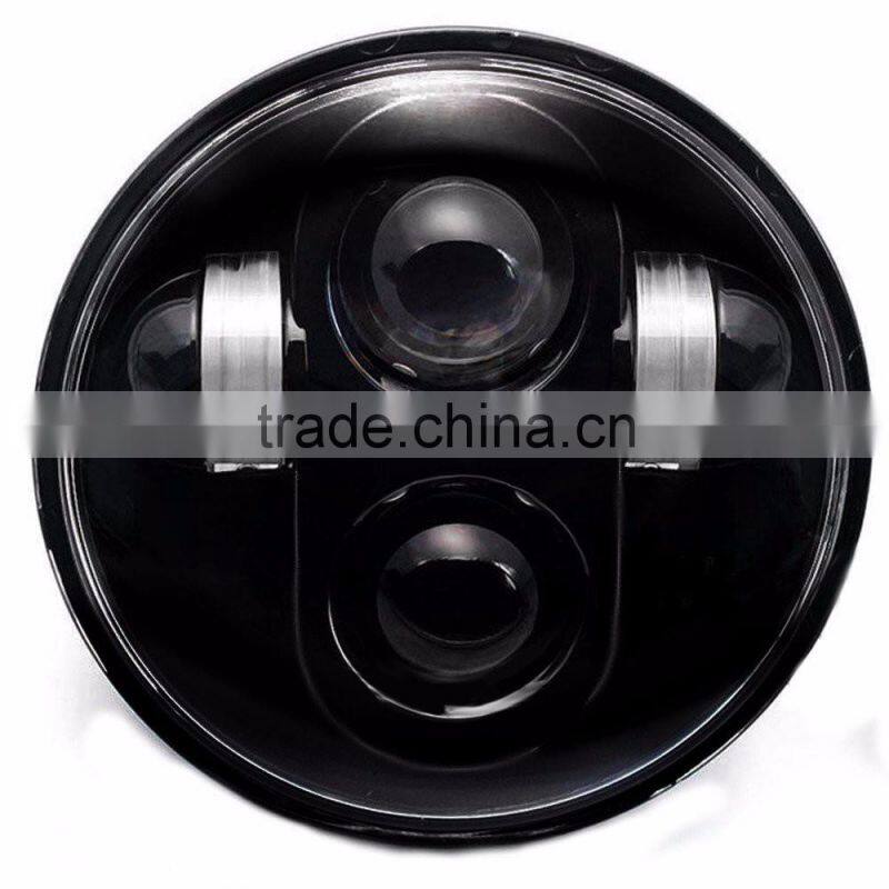 5 3/4" LED Projection Daymaker Headlight For Harley Sportster Dyna FXDL GLIDE Fat Bob 5.75 inch Projection Daymaker Headlight