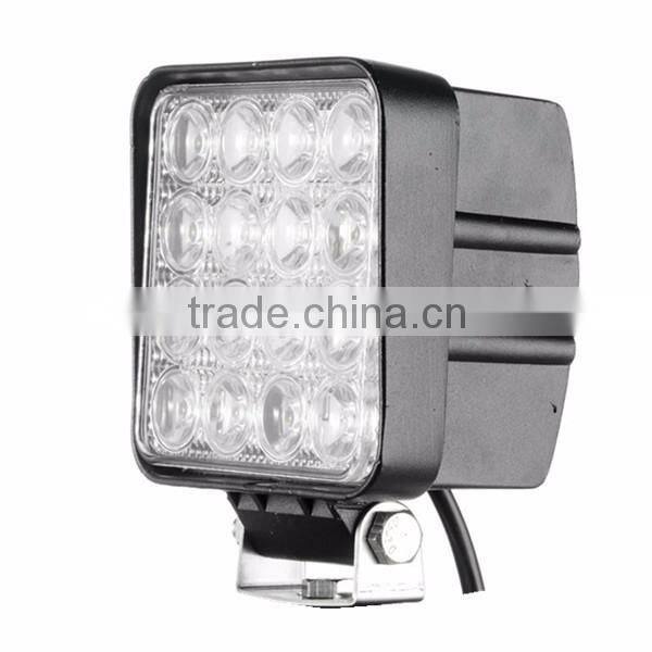 48w led work light 6000K 12v led light ip67 downlight led For offroad 4x4 accessory truck led lights 4x4 Atv Boat