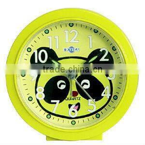 Cute plastic table alarm clock bedside clock