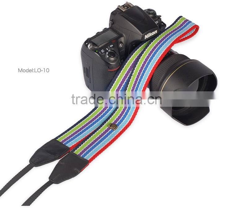 11 styles Universal Colourful Ribbon Pattern D-SLR Camera Strap Shoulder Neck Strap Grip