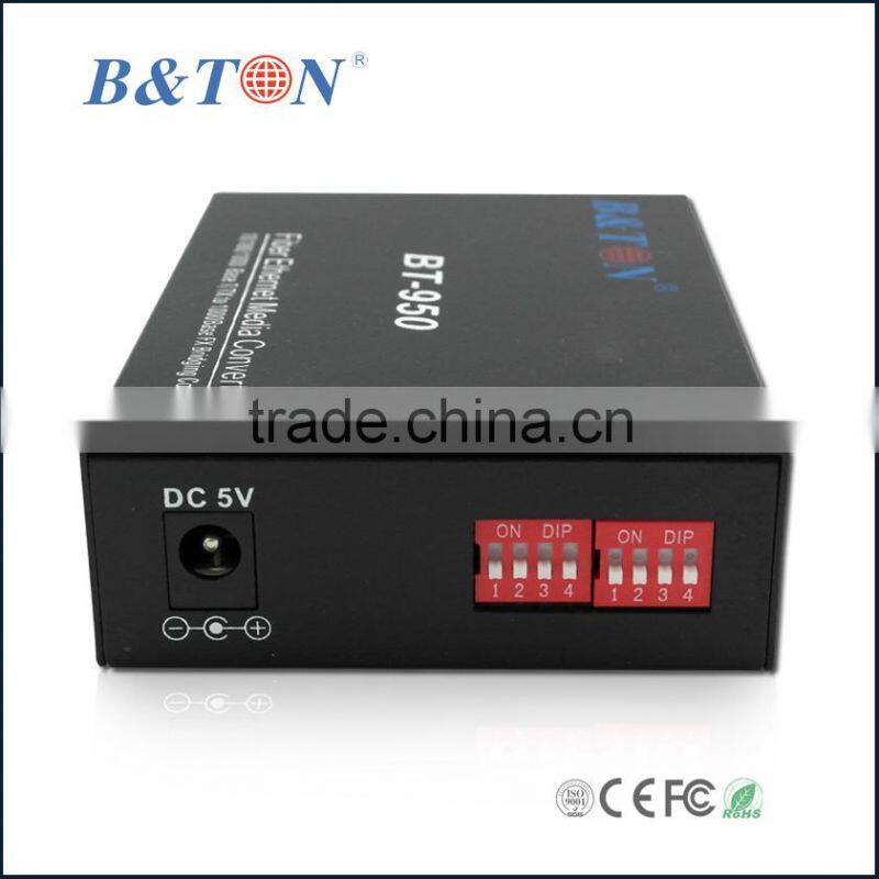 10/100/1000Mbps RJ45 to SFP Media Converter
