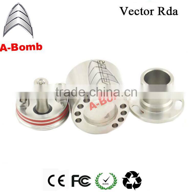 2015 A-bomb newest rda Squape atomizer 1:1 vector atomizer/vector rda clone/vector rda