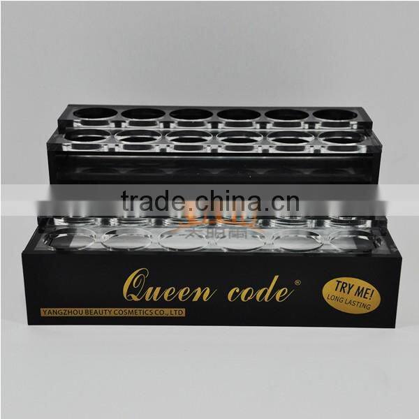 2016 Hot sale!! customized 4 tiers nail polish display rack / acrylic nail polish holder box