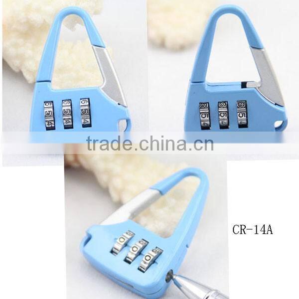 Cartoon Design Code Padlock Combination Luggage Rolling Lock For Safety