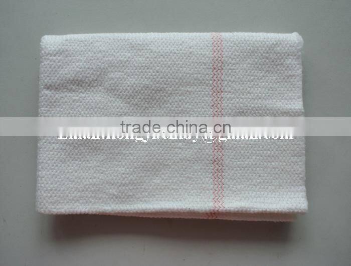 100%recycled cotton stitch bonded nonwoven white cotton foor cleaning cloth